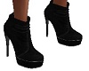 BLACK HEEL LACED ANKLE