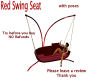 Red Swing seat w/poses