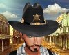 Sheriff Hat Coal Blk