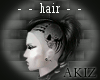 ]Akiz[ Skull Hairstyle