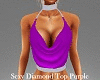 Sexy Diamond Top Purple