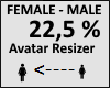 Avatar scaler 22,5%