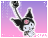 ♡ kuromi piercing