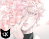 Pink Flower Boy Cutout