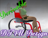 Derivable wheelchair