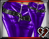 S Purple Leather Pants