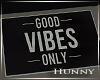 H. Good Vibes Door Mat