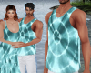 TF* Teal Tye Dye Tanktop