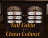 Fall Cabin China Cabinet