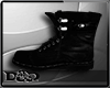 D- Leather Black Boots