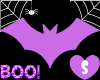 Spooky Purple Bat Swarm