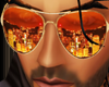 SOLID GOLD AVIATOR GLASS