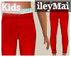 i| Girls Pants Red