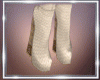 Beige Knitting Boots