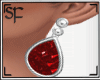 SF Red Earrings