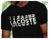 Lacoste black t shirt