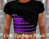 Crop Top Neon Purple