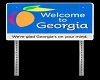 Georgia Welcome Sign