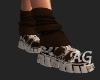 Brown Gothic Sneakers