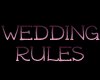 [d0e] Wedding Rules