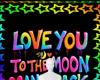 Love moon background