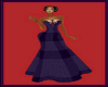 PURPLE PLAID LONG DRESS