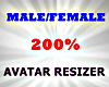 !200% Avatar Resizer