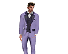 purple formal suit