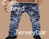 Camo Shredded Blue