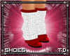 *T Sweater Boots Red