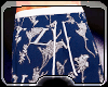lv shorts jungle blue