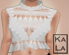 !A Lace top white