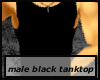 [C]MALE BLACK TANK TOP
