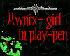 Awnix baby girl playpen