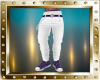 LSU WHITE JEANS - M