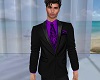 Purple Paisley Tie Suit