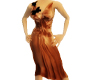 Btiful Bronze silk dress