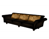 Nytes brown/gold couch