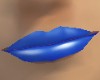 Blue lipgloss