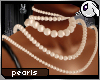 ~Dc) Cream Bead Necklace
