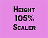 Height 105% scaler