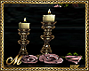 PARLOR CANDLES ROSES