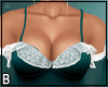Teal Ruffle Top
