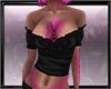~S~ Black Ruffled Crop