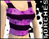 Dirty Striped Tank -pink