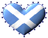 Scotland Heart sticker