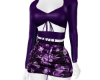 cK Top Skirt Purple