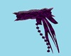 Bow Lace Garter D Purple
