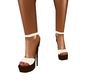 [cc] White and Brn Pumps