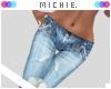 -M- Patched Jeans 'bm